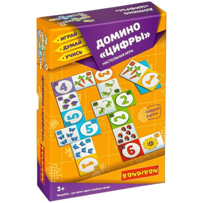 Настольная игра домино «Цифры» 