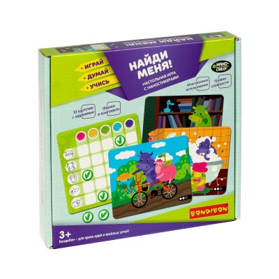 Настольная игра «Найди меня!»с наностикерами 